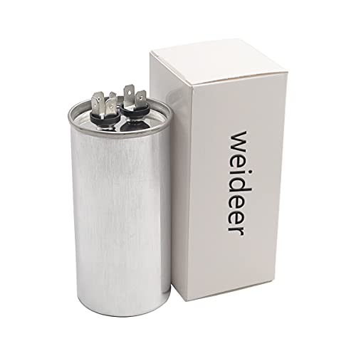 Weideer 30UF MFD 370/450 VAC CBB65 Capacitor 50/60 Hz para condensador Coolto reto ou ar condicionado ou condicionador