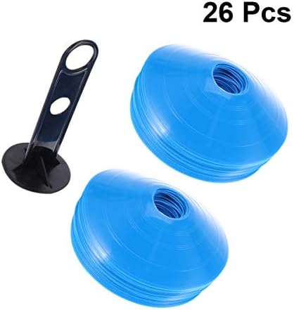 Nuobesty 26pcs cúcula de disco futebol