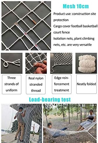 Dami Segurança Infantil Rede de Varanda Mesh Mesh Indoor e Outdoor Railing Safety Let Cat Truck Cargo Netting Netting,