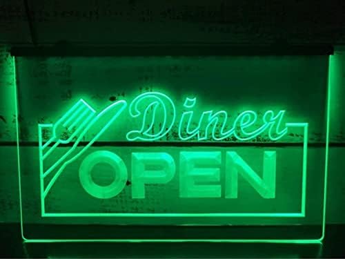 DVTEL Custom Diner Fnife Fork LED NEON SILH