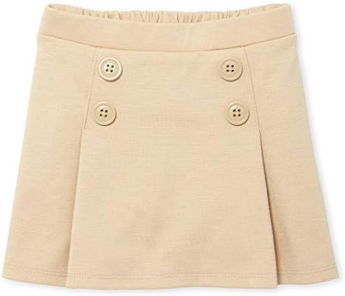 O Place Children's Girls 'Criandler Uniform Ponte Knit Button Skort