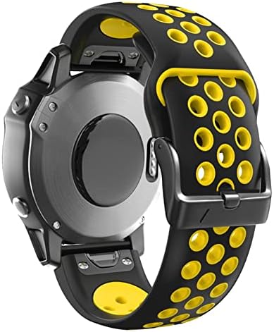 Buday Sport Silicone Watch Band para Garmin Fenix ​​7x 7 6x 6 Pro 5x 5plus S60 935 RELUMAÇÃO rápida 22 26mm de pulso