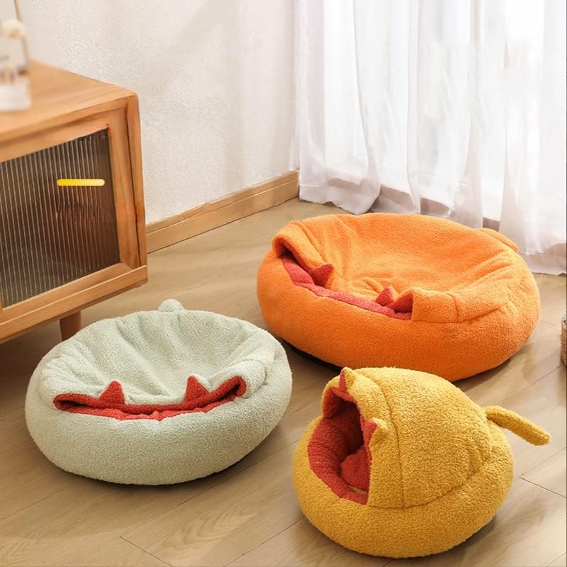 Cama de gato redonda do wxbdd para cama de cachorro Cushion tapete de animais de estimação longa e luxuos