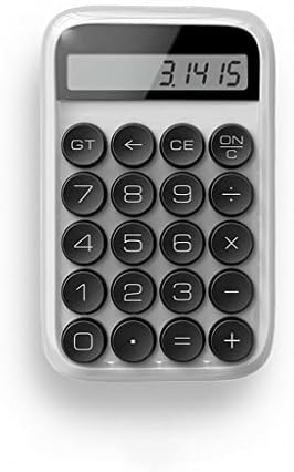 MJWDP Jelly Beans Calculadora de teclado mecânico Calculadora do Exame de Estudante do Escritório Exibição de 10 dígitos Botão de tela grande destacável