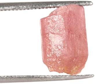 Gemhub 3,00 ct rosa turmalina de cura natural cristal solto pedra preciosa para decoração, polimento, cura