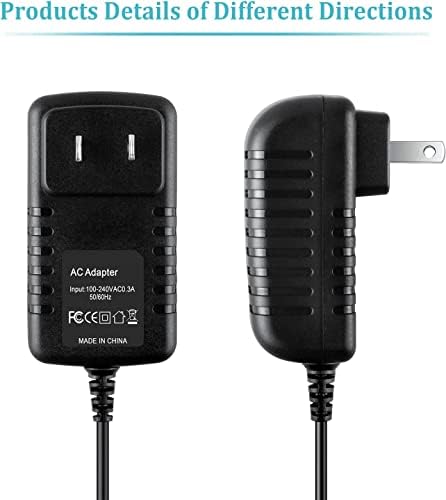 Adaptador AC/CC de Tech-Tech-Tech Compatível com JVC GR-SXM745 GR-SXM745U GR-SXM745US GR-SXM750 GR-SXM750U GR-SXM750US GR-SXM755