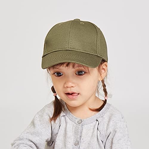 Juenier Baby Toddler Baseball Cap ajustável Capéu simples para meninas meninos crianças crianças