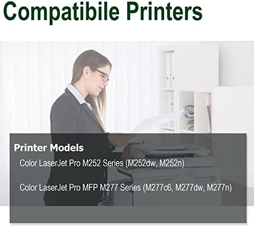 201x preto de alta capacidade de toner cartridges substituição para hp 201a cf400x cf400a trabalha com laserjet pro mfp m277dw