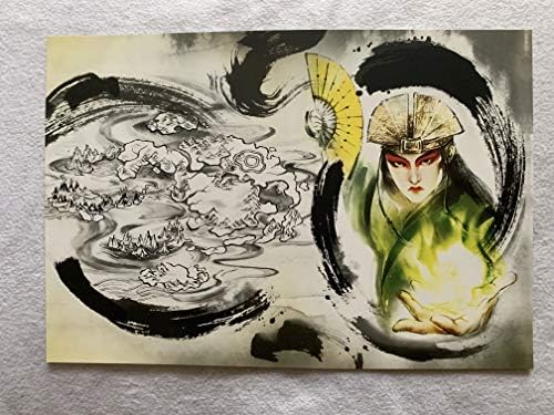 AVATAR: O ÚLTIMO RELAÇÃO AIR A RESIMENTO DE KYOSHI 13 X19 D/S PROMO PROMO ORIGINAL NYCC 2019