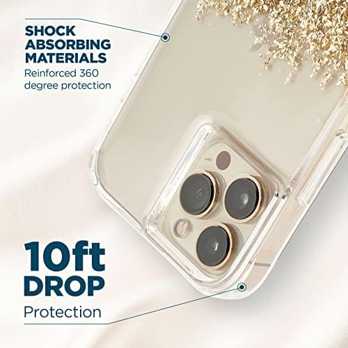 Case-companheiro para iPhone 13 Pro Case-Karat Marble [Proteção de Drop Drop de 10 pés] [Compatível de Carregamento sem