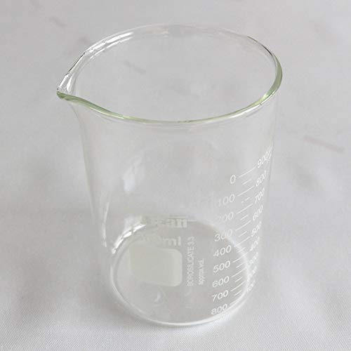 Adamas-beta de 600 ml, copo de vidro de vidro científico de baixa forma