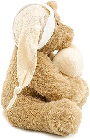 NLEIO TEDDY BONED BELIES, 15,7 Urso de pelúcia de pelúcia, animal de pelúcia fofo com chapéu e travesseiro, ursinho de pelúcia