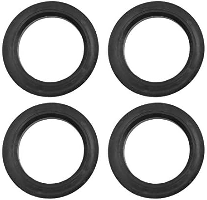 X Ringos centrados no cubo de carro Autohaux Centro de furo 73,1 a 56,6mm - 4pcs plástico preto