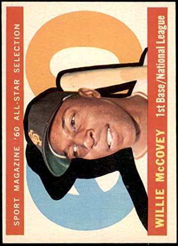 1960 Topps 554 All-Star Willie McCovey San Francisco Giants NM Giants