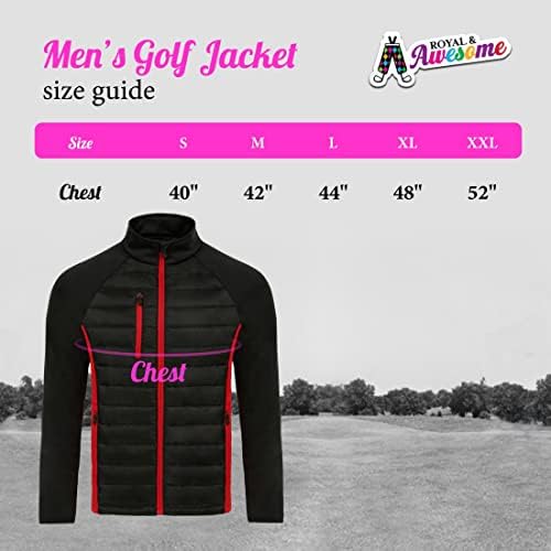 Awesome Hybrid Solted Jackets de golfe para homens, jaqueta de soprador, jaquetas de golfe masculinas, homens de golfe