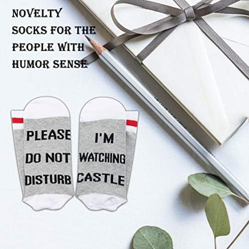 2Pairs Novelty Inspired Gift Socks Birthday Christmas Presente para fãs de show