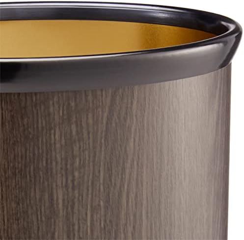 Kraftware de 14 Casquete oval cesto preto Woodcraft Ebony, Walnut Brown