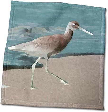 3drose susans zoo crew animais - abstrato de areia abstrato teal invertido - toalhas