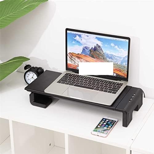JHWSX 4 USB 2.0 MONITOR DE PORTA RISER RISER MULTIFUNCIONAL Desktop Screen Stand Stand Stand Laptop TV Stand Desk Titular