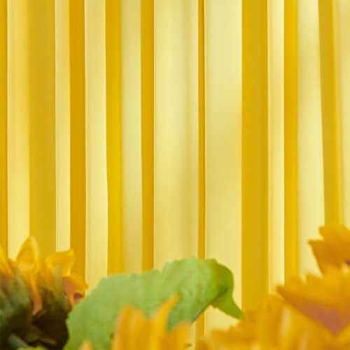 Cortinas amarelas cortinas de cortina de 30x10 pés de espessura cortinas de casamento de festas para festas de aniversário para