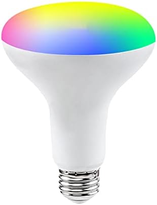 RGB Alteração de cor Lâmpada inteligente 9W BR30 LED WIFI 900LM E26 120V EU7