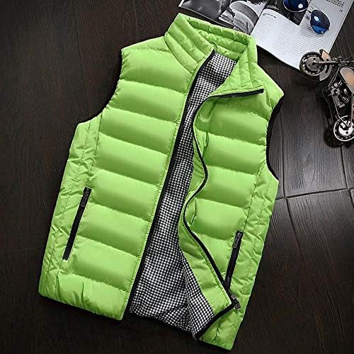 Neartime Time Puffer Vest Men Men Qulited Winter acolchoado Jackets Gilet para Trabalho Casual Travel Outdoor