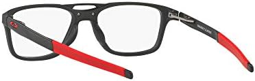 Oakley Men's OX8113 Bedidor 7.2 Arch Square Prescription Frames, lente de cetim preto/demonstração, 53 mm