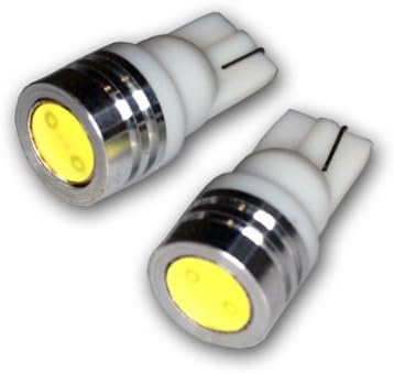 TuningPros LEDX2-T10-WHP1 T10 Lâmpadas LED de cunha, LED de alta potência LED branco 4-PC Conjunto