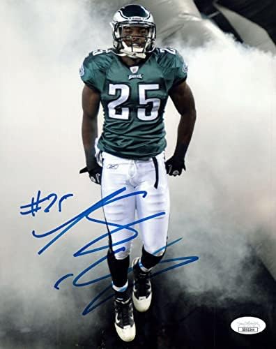 LESEAN MCCOY Future Hof assinou Foto de futebol 8x10 com JSA COA - fotos autografadas da NFL
