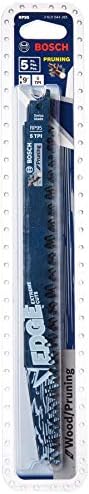 Bosch 5 peças de 5 polegadas 5 TPI Corte de madeira Blades de serra RP125, azul + Bosch RP95 5 PC. 9 pol.