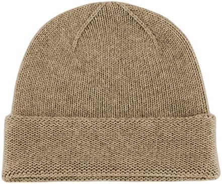 Shorts of Hawick Women Feminino Cashmere Beanie Hat - Dark Natural - Made in Scotland by Love Cashmere