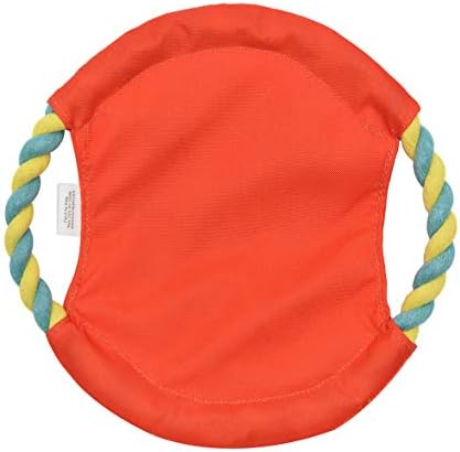 Scooby-doo para animais de estimação ruh-roh cão frisbee com corda | Scooby Doo Frisbee de tecido vermelho, azul, amarelo e marrom