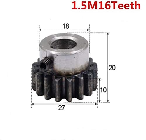 Mountain Men Acessórios 2pcs Spur engrenagem pinhão 16t 16teets mod 1,5m furo 6 8 10 12mm dentes retos de dentes positivos