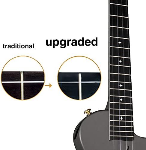 Enya tenor ukulele 26 polegadas de fibra de carbono acoustriticPlus Cutawawle Ukelele para adulto com kit para iniciantes,