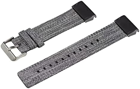 Ganyuu para Garmin Fenix ​​6 6x Pro 5 5x mais precursor 945 935 abordagem S60 S62 Easy Fit Tito Nylon Watchband Band de liberação rápida pulseira