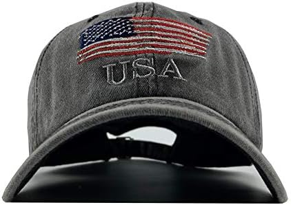 Chapéus de bandeira americana Vintage Lavagem de algodão angustiado Hat chapéu de beisebol Capinho de beisebol Trucker UNISSISEX HABTWATH