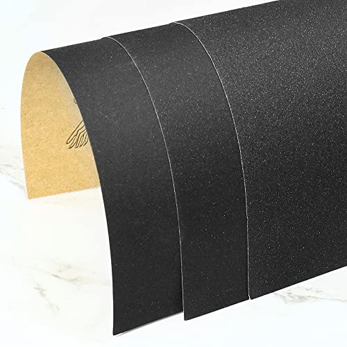 400 600 800 Grit, 15pcs lenças de lixa seca úmida, papel de areia automática de carboneto de silício premium, 9