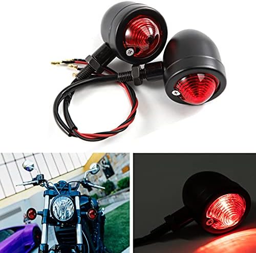 Duilu Motorcycle LED Bullet Turn Sinais de lâmpada Indicadores de bulbo Luzes de 12V de freio traseiro frontal universal Substituição