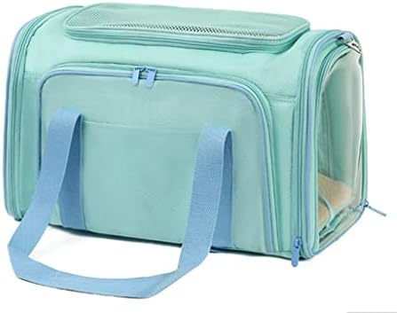 Scdzs Bolsas de transportadoras cães pequenos Bolsa de ombro expansível de grande capacidade