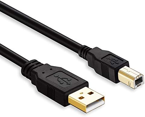 Cabo da impressora, Neekeons USB tipo A Homem para digitar Cabo de impressora masculina para impressoras de discos rígidos externos,