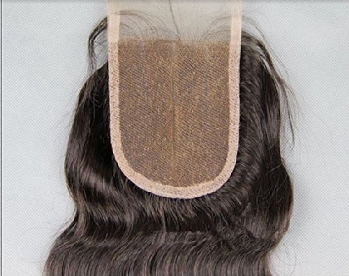 3 Parte 44 Fechamento da parte superior da frente de renda 12 Virgem chinês Remy Hair Body Wave Color natural pode ser tingido