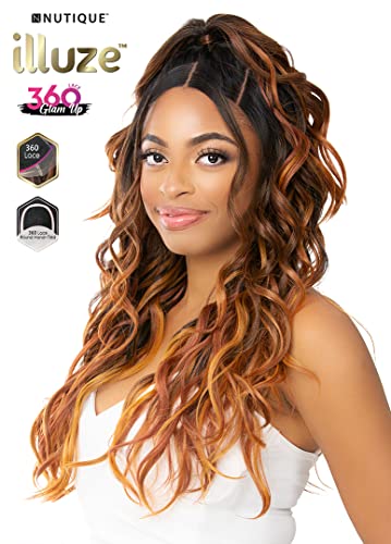 Nutique Illuze HD 360 Lace Glam Up Wig Loose Wave 27