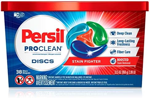 Persil discos Detergente PACs, lutador de manchas, 38 contagem