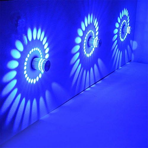 Luzes de parede LED BZDZMQM com controle remoto, colorido RGB Spiral Hole Surface Instalar LED LUZES HEXAGON LUZES LUMPANIAÇÃO