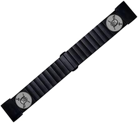 Nickston Gravado Band Strap compatível com Garmin Fenix ​​7x Solar Sapphire 6x Pro 5x Plus Fenix ​​3 Descendente Mk1 Mk2 Mk2i Pulseira