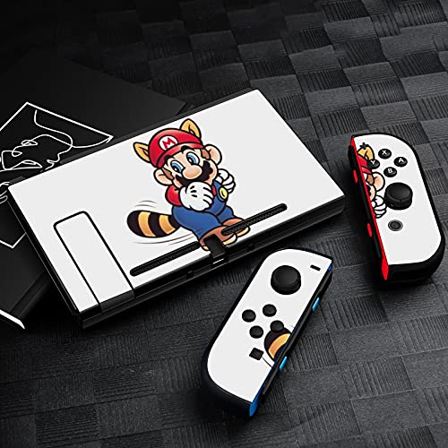 Adesivo de pele super mar -io switch - adesivos de filme protetora de console de pele full skin cenário compatível com switch lite faceplate console adesivo personalizado