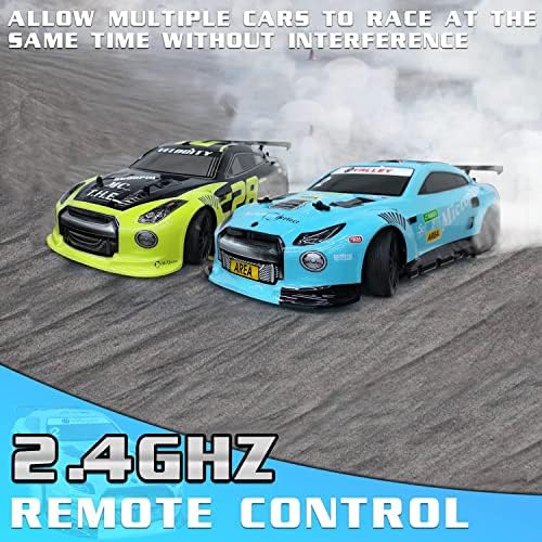 Racent Remote Control Drift Car 2,4 GHz 1:14 Escala RC Carros de corrida esportiva para adultos crianças presentes de meninos