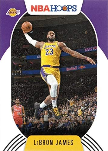 2020-21 Panini NBA Hoops #146 LeBron James Basketball Card Lakers