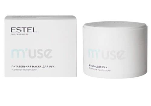 Máscara de mão nutritiva de Estel M'Use 55 ml. Fornece nutrição intensiva e restaura a pele das mãos