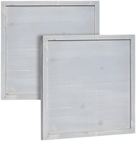 3 painéis de placa de madeira inacabada de artesanato com ganchos de parede para pendurar sinais de bricolage, pintura